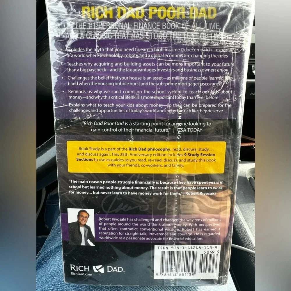 NWT “Rich Dad Poor Dad” Paperback Book